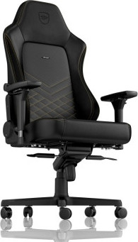 כיסא גיימינג NOBLECHAIRS HERO BLACK/GOLD בצבע שחור/ זהב