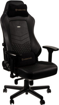 כיסא גיימינג NOBLECHAIRS HERO REAL LEATHER BLACK עור אמיתי