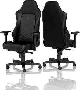 כיסא גיימינג NOBLECHAIRS HERO REAL LEATHER BLACK עור אמיתי