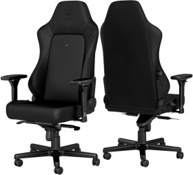 כיסא גיימינג NOBLECHAIRS HERO BLACK EDITION בצבע שחור
