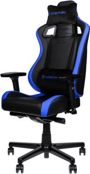 כיסא גיימינג NOBLECHAIRS EPIC COMPACT BLACK/CARBON/BLUE בצבע שחור/קרבון/כחול