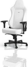 כיסא גיימינג NOBLECHAIRS HERO WHITE EDITION בצבע לבן