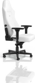 כיסא גיימינג NOBLECHAIRS HERO WHITE EDITION בצבע לבן