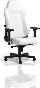 כיסא גיימינג NOBLECHAIRS HERO WHITE EDITION בצבע לבן