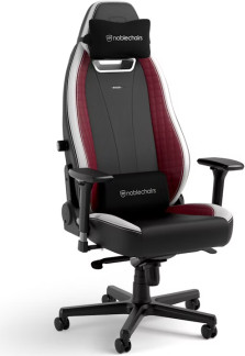 כיסא מנהלים NOBLECHAIRS LEGEND BLACK/WHITE/RED בצבע שחור/לבן/אדום