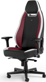כיסא מנהלים NOBLECHAIRS LEGEND BLACK/WHITE/RED בצבע שחור/לבן/אדום