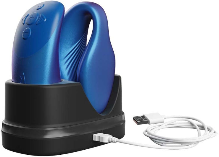 ויברטור זוגי Chorus Blue עם שלט רחוק
