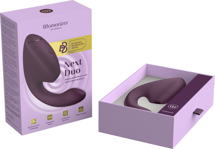 ויברטור ארנב יונק ורטט המתקדם בעולם -מקורי NEXT DUO