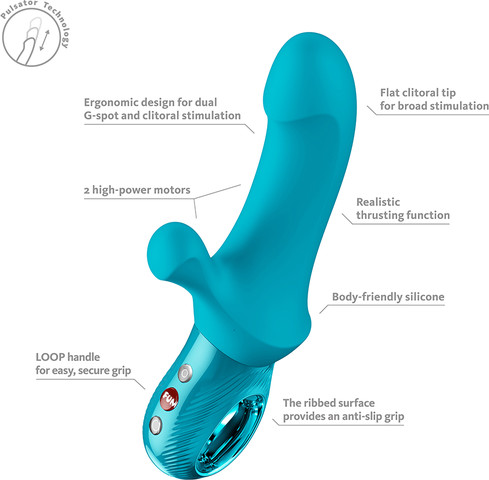 ויברטור ארנבון פולסטור Bi Stronic Curve