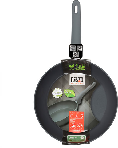 מחבת נון סטיק קרמית | 28 ס”מ | מסדרת Cas של Resto