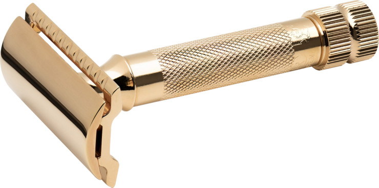 מכשיר גילוח זהב ידית קצרה MERKUR 34G |  Double Edge