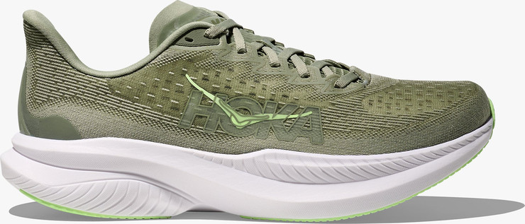 HOKA MACH 6 - נעלי ספורט לגברים הוקה מאך 6 בצבע ירקרק