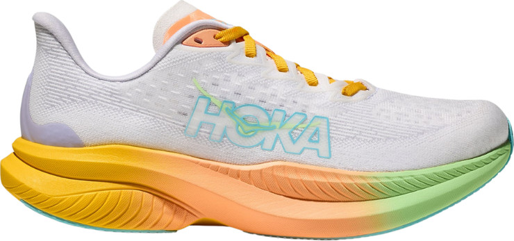 HOKA MACH 6 - נעלי ספורט לגברים הוקה מאך 6 בצבע פרוסט/אור כוכבים