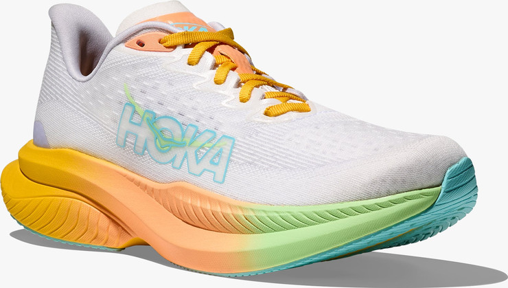 HOKA MACH 6 - נעלי ספורט לגברים הוקה מאך 6 בצבע פרוסט/אור כוכבים