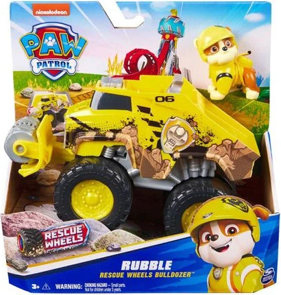 רכב דחפור גלגלי ענק עם דמות של ראבל 5461HY מבית מפרץ ההרפתקאות