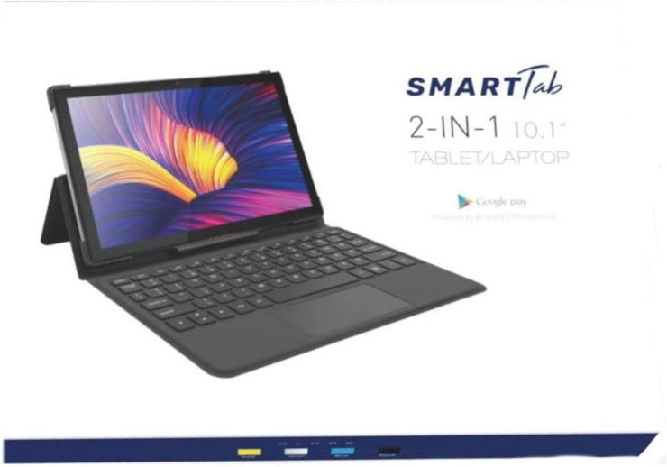 טאבלט 10.4" משולב מקלדת ונרתיק נשיאה Smart Tab סמארט טאב Monster Pro 128GB/4GB RAM 4G
