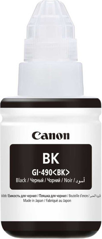 בקבוק דיו מקורי שחור Canon GI490BK (6,000 דפים)