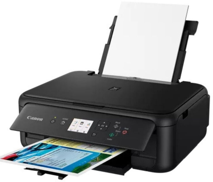מדפסת הזרקת דיו משולבת אלחוטית Canon קנון Pixma TS5150BK