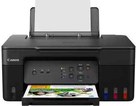 מדפסת הזרקת דיו צבעונית אלחוטית Canon Pixma G3430 BK