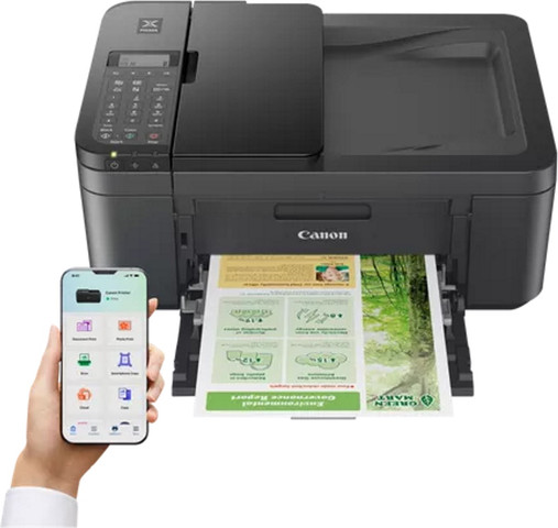 מדפסת הזרקת דיו משולבת אלחוטית Canon קנון Pixma TR4755i