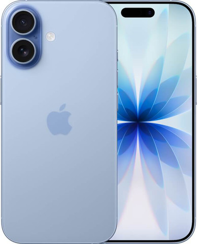 טלפון סלולרי 6.3" Apple אפל iPhone 17 256GB/8GB - Mist Blue (eSim only)