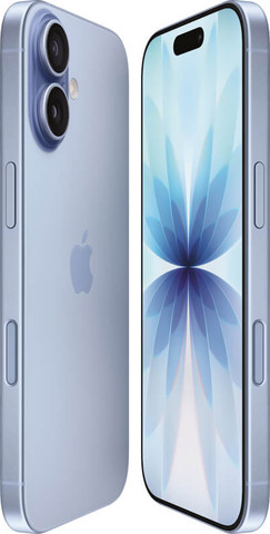 טלפון סלולרי 6.3" Apple אפל iPhone 17 256GB/8GB - Mist Blue (eSim only)