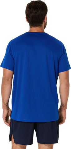 חולצת ספורט צבע כחול גברים חולצת ריצה ASICS Core SS Top