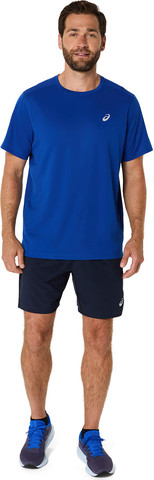 חולצת ספורט צבע כחול גברים חולצת ריצה ASICS Core SS Top