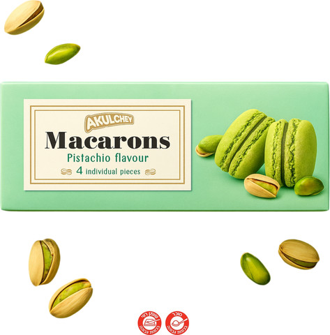 Macarons pistachio עוגיות מקרון בטעם פיסטוק