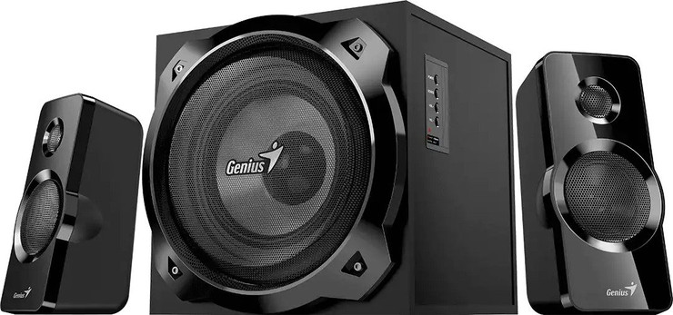 מערכת רמקולים עם סאב וופר Genius SW-2.1 1850BT 50W Bluetooth - שחור