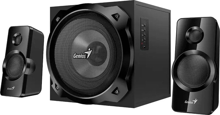 מערכת רמקולים עם סאב וופר Genius SW-2.1 1850BT 50W Bluetooth - שחור