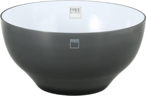 קערת סלט אקרילי אפור FREE
