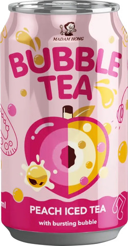 BUBBLE TEA - אייס תה  אפרסק 320 מ"ל