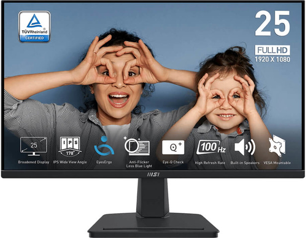 מסך מחשב עסקי MSI FHD "25 אמ.אס.איי Pro MP251