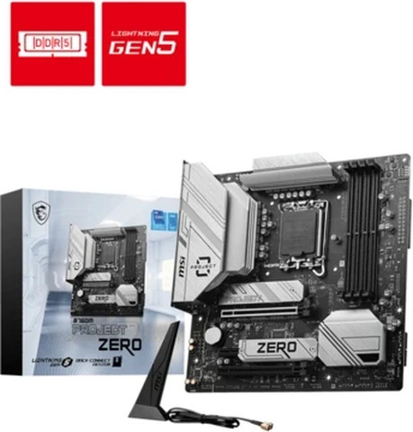 לוח אם MSI B760M PROJECT ZERO WIFI
