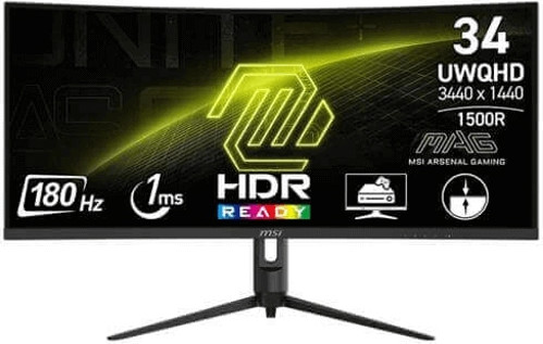 מסך גיימינג "34 MSI אמ.אס.איי MAG 342CQR E2