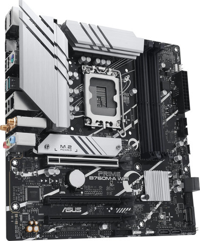 לוח אם ASUS PRIME B760M-A WIFI Intel B760 LGA 1700 micro ATX