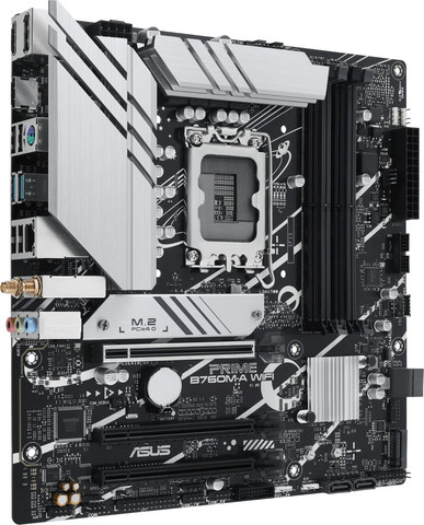 לוח אם ASUS PRIME B760M-A WIFI Intel B760 LGA 1700 micro ATX