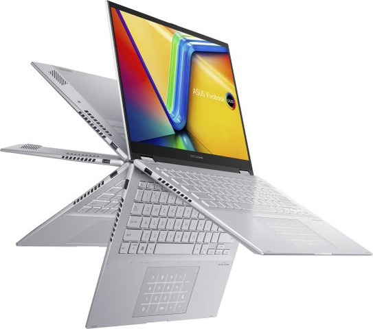 מחשב נייד מסך מגע ASUS Vivobook S 14 Flip מסך 14" WUXGA מעבד i5-13420H זיכרון 8GB דיסק 512GB SSD - כולל עט - Win 11 Pro