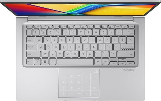 מחשב נייד Asus Vivobook 14 14" FHD Core 5-120U 8GB 512GB SSD Win11 Pro - Silver