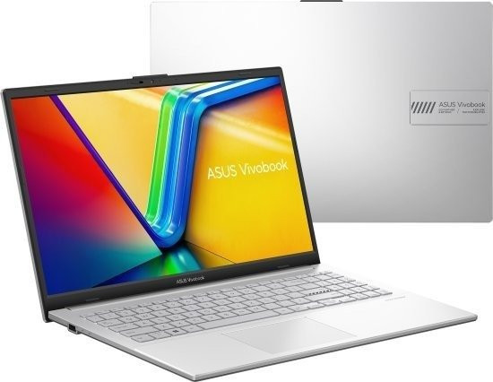 מחשב נייד Asus Vivobook Go 15 15.6" FHD - מעבד AMD Ryzen 5 7520U - זיכרון 16GB - כונן 1TB SSD - צבע Cool Silver - כולל Win 11 Pro