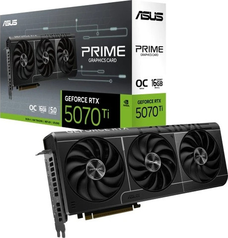 כרטיס מסך Asus Prime RTX 5070 Ti 16GB GDDR7 OC Edition 90YV0MF0-M0NA00