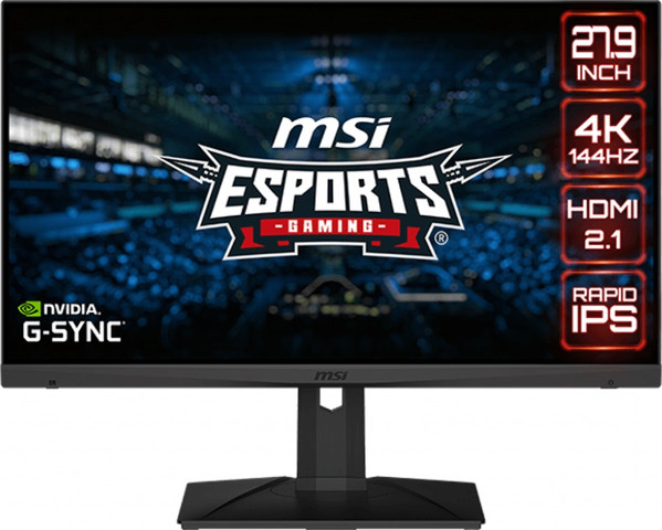 מסך מחשב גיימינג למחשבים וקונסולות 28" MSI 4K אמ.אס.איי Optix MAG281URf