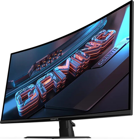 מסך מחשב לגיימינג Gigabyte GS32QC בגודל 31.5" בצבע שחור