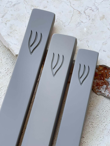 בית מזוזה בטון אלמנט צבע גרייז' אפור
