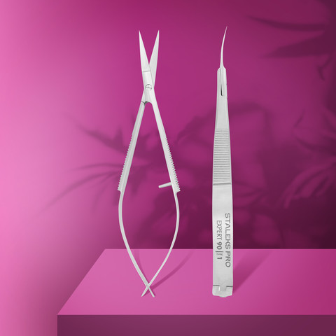 מספריים מיקרו לקוטיקולה סטאלקס Professional cuticle micro scissors SE-90/1