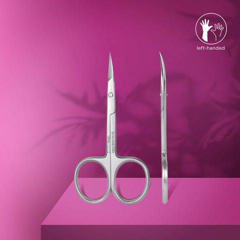 מספריים (לשמאליים) לקוטיקולה סטאלקס Professional cuticle scissors SE-11/1