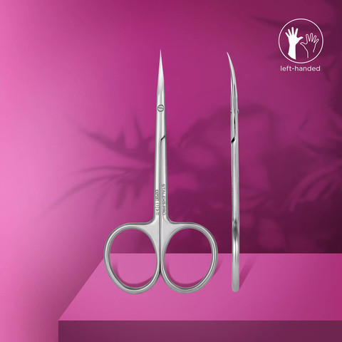 מספריים (לשמאליים) לקוטיקולה סטאלקס Professional cuticle scissors SE-11/3