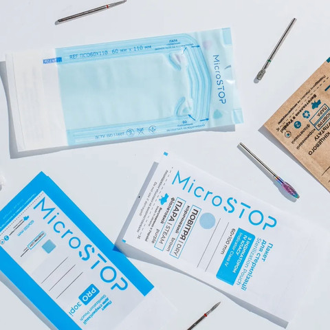 שקיות עיקור בחום קראפט עם חלון 100 יחידות Heat Sterilization Pouches