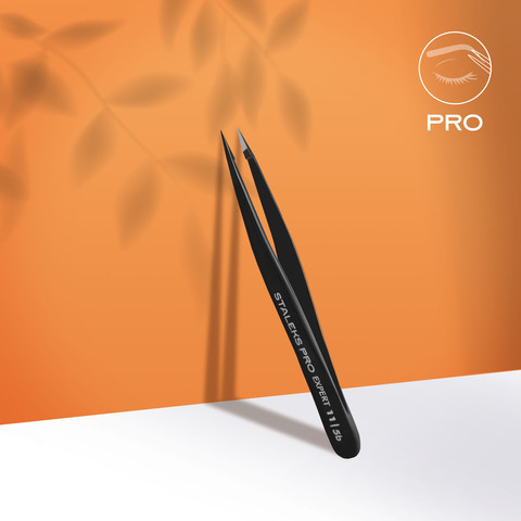 פינצטה שחורה לעיצוב גבות סטאלקס Eyebrow Tweezers Point Black 11/5B